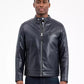 Men's Faux Leather Moto Jacket