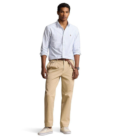 Classic Fit Striped Oxford Shirt