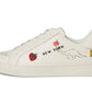 High Line Sneakers with Sketch Print