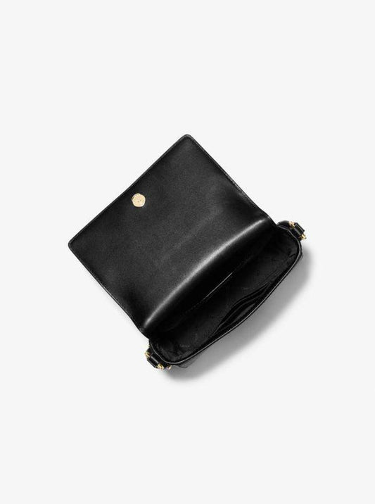 Vincent Small Saffiano Leather Crossbody Bag with Signature Logo Card Case