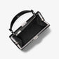 Simone Crocodile Embossed Leather Satchel