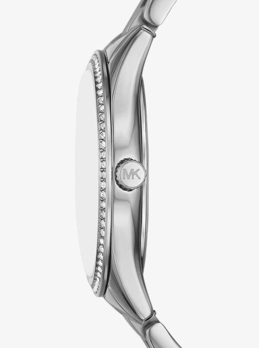 Mini Lauryn Silver-Tone Watch and Jewelry Gift Set