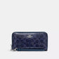 Long Zip Around Wallet In Signature Canvas