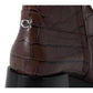 Natasha Embossed Croc Boot