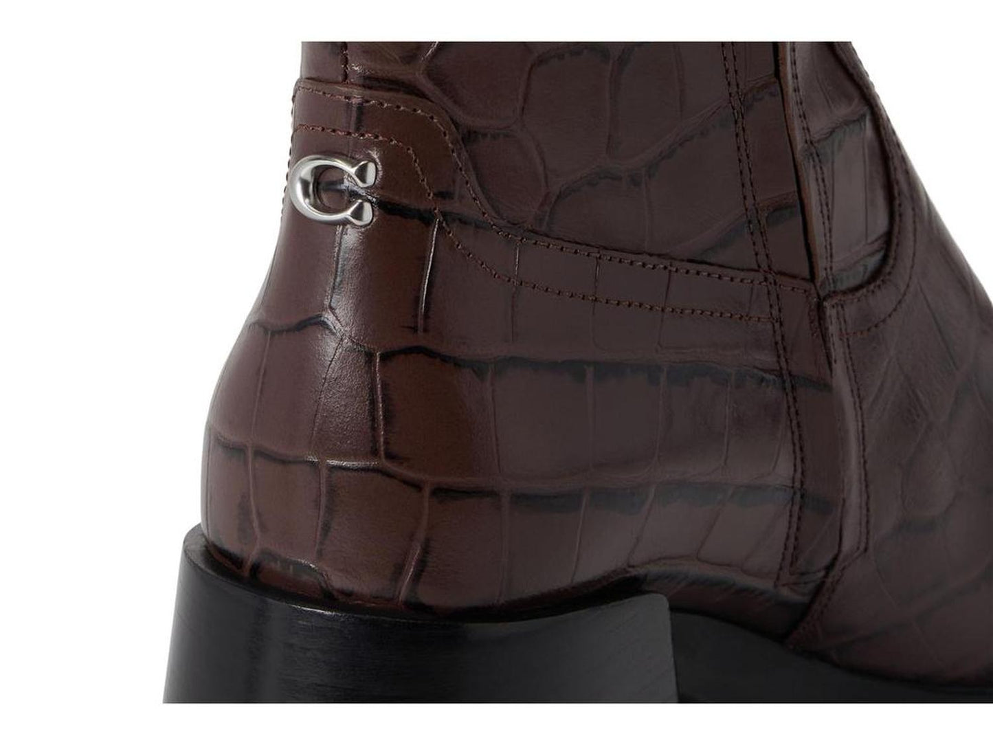 Natasha Embossed Croc Boot