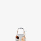 Alora Metallic Crocodile Embossed Leather Slingback Pump