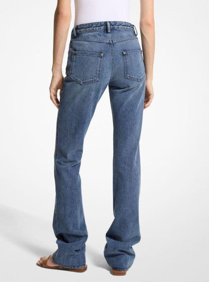 Denim Slim Stovepipe Jeans
