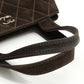 Chanel 2,55  Suede Tote Bag (Pre-Owned)