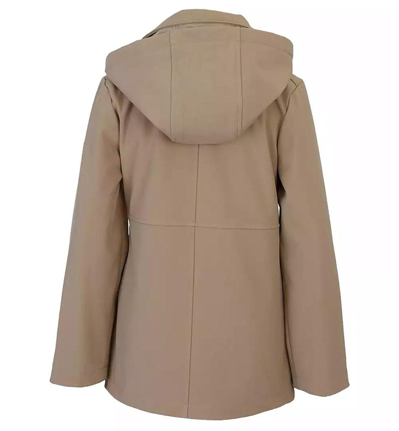 Big Girls Asymmetric Zip Softshell Jacket