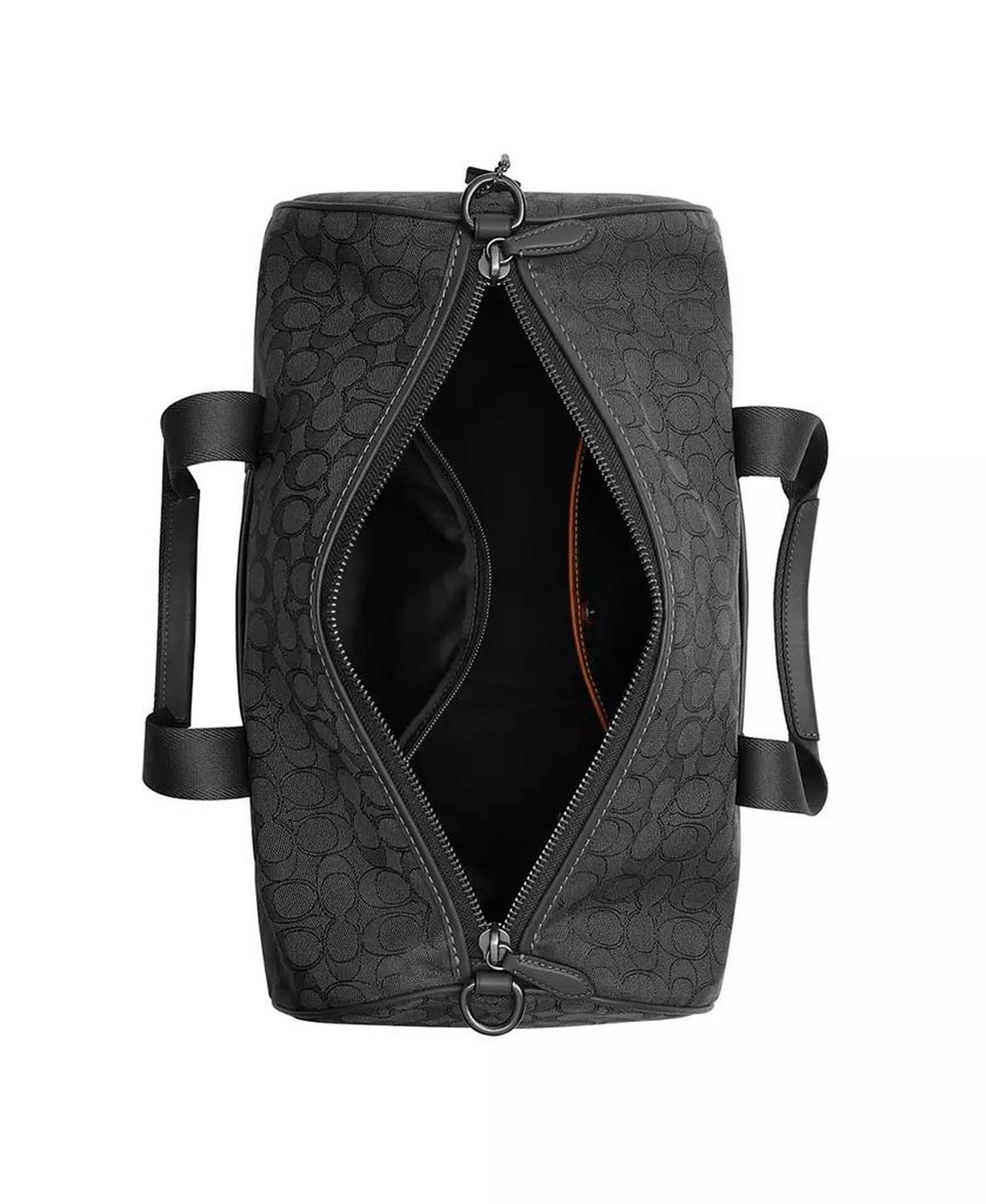 Men's Theo Signature Jacquard Duffle Bag