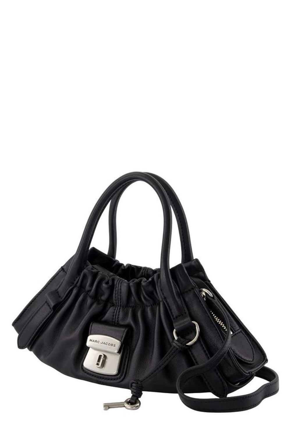 Marc Jacobs Logo Detailed Zipped Tote Bag