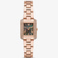 Mini Emery Pavé Rose Gold-Tone Watch