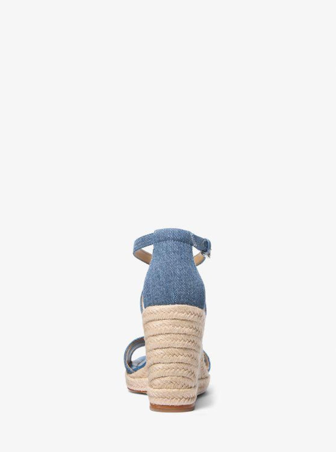 Mandy Denim Wedge Sandal