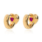 Kate Spade Keep Sparkling Heart Huggies Earrings