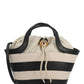 Furla Striped Drawstring Tote Bag