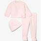 3-Piece KORS Cotton Terry Blend Baby Pajama Set