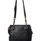 Chanel Black Calfskin Leather Triple Coco Chain Tote (Authentic Pre-Owned)