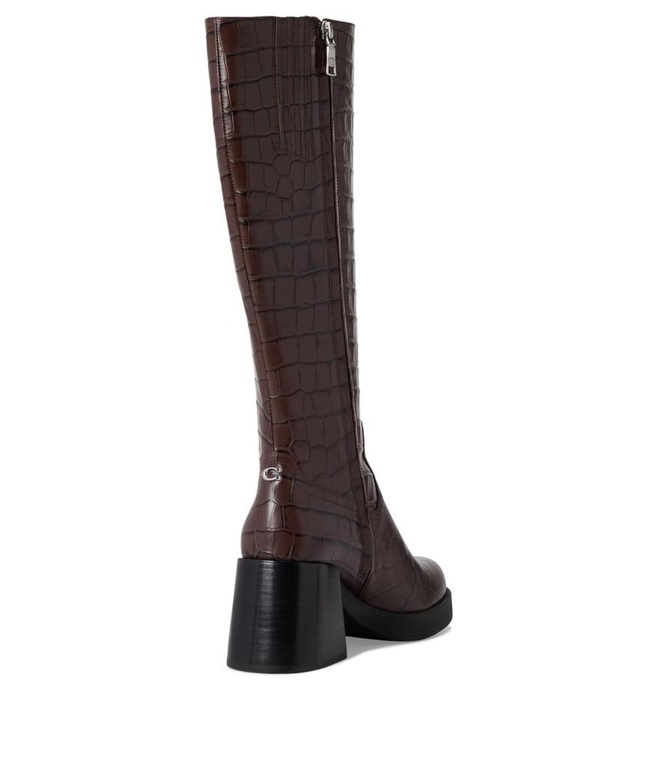 Natasha Embossed Croc Boot