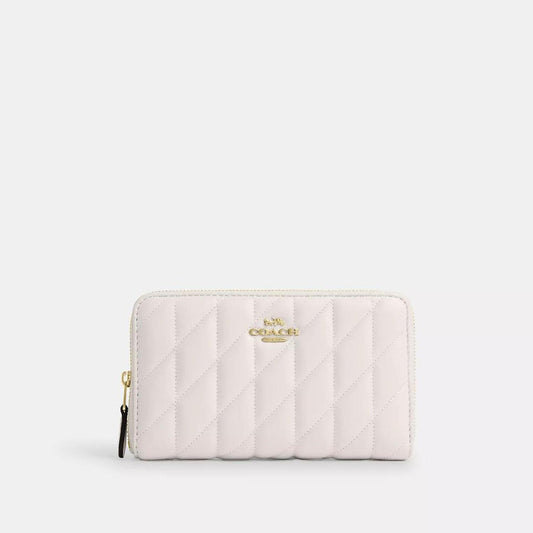 Medium Id Zip Wallet With Quilting