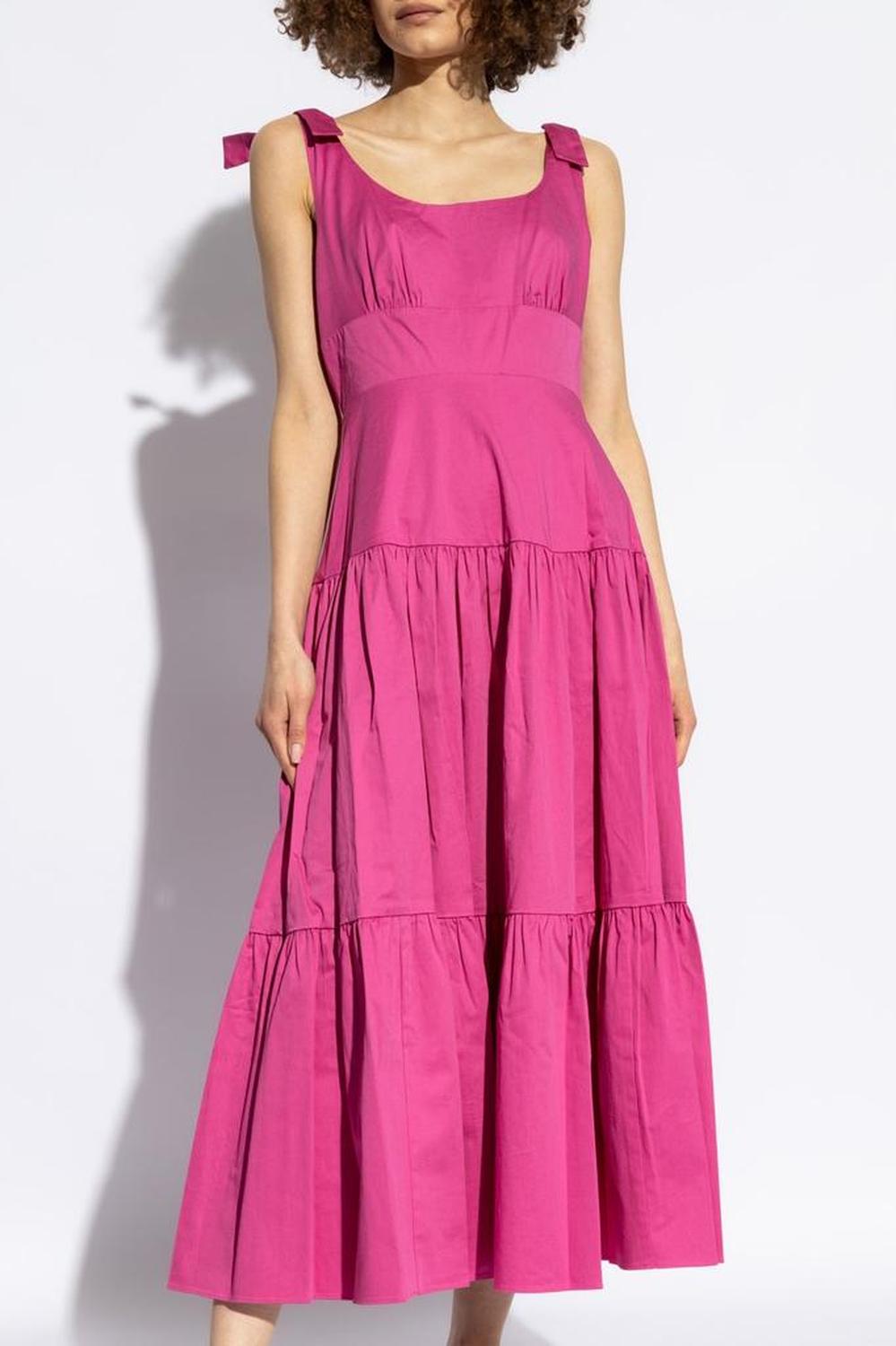 Kate Spade Bow Strap Tiered Dress