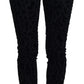 Dolce & Gabbana Chic Leopard Print Denim Elegance