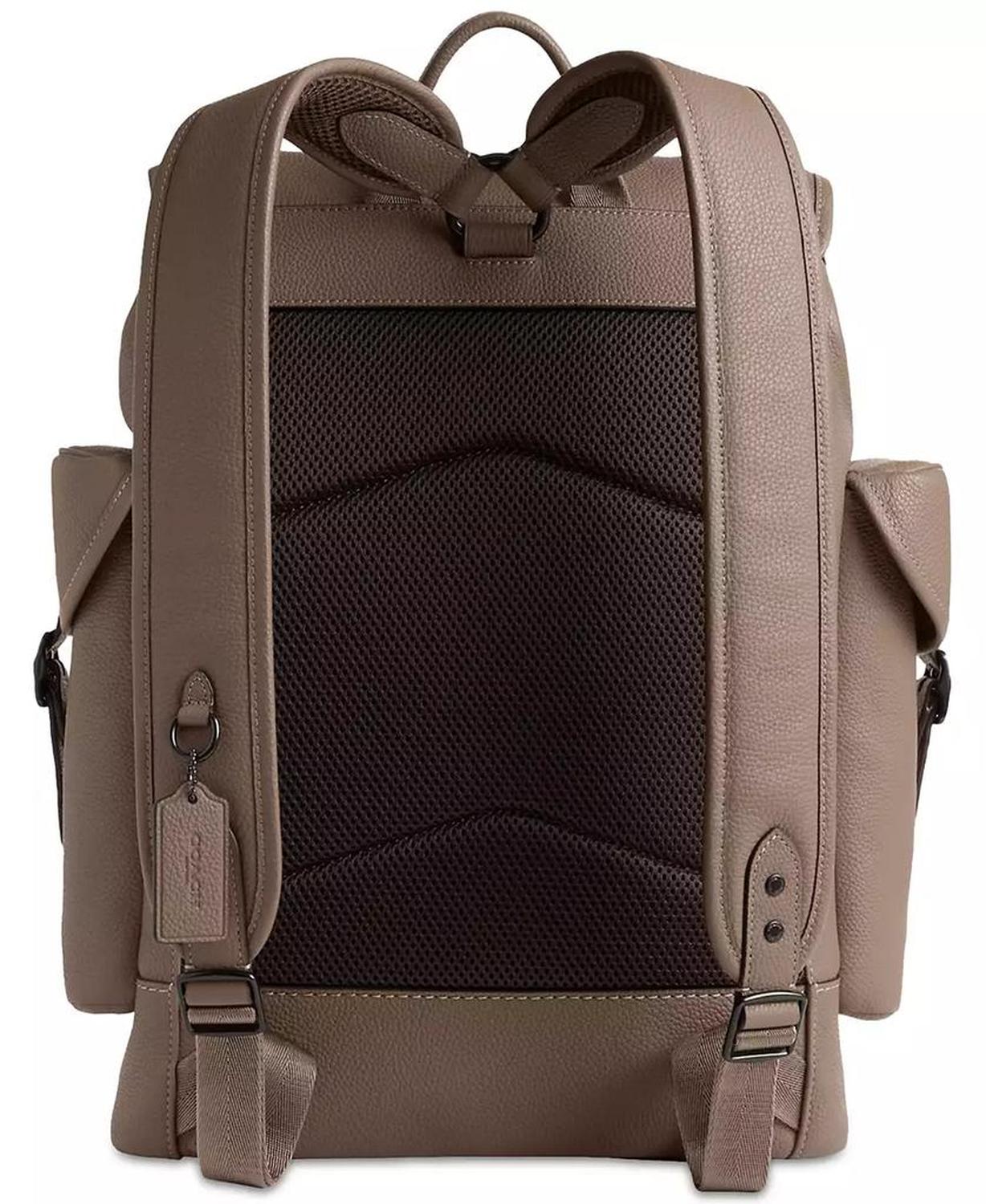 Men's Pebble Leather Hitch Backpack