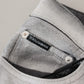 Dolce & Gabbana Elegant Gray Washed Cotton Blend Pants