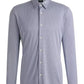 Men's Patterned Performance Slim-Fit Dress Shirt