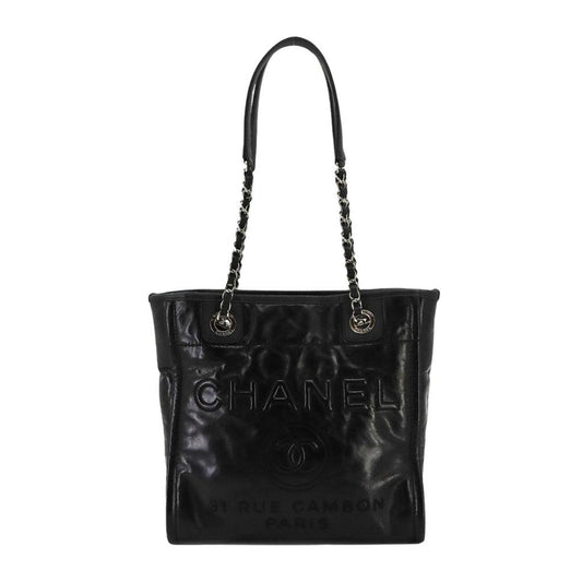 Chanel Cambon  Leather Tote Bag (Pre-Owned)