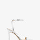 Liana Metallic Snake Embossed Leather Sandal
