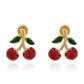 Coach Cherry Motif Earrings