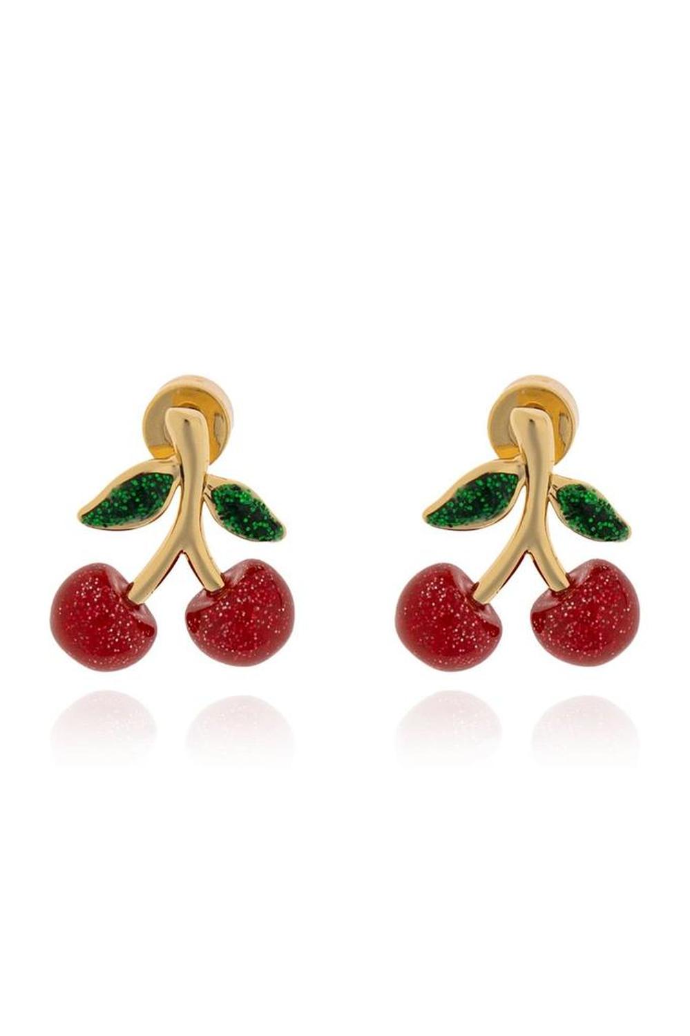 Coach Cherry Motif Earrings