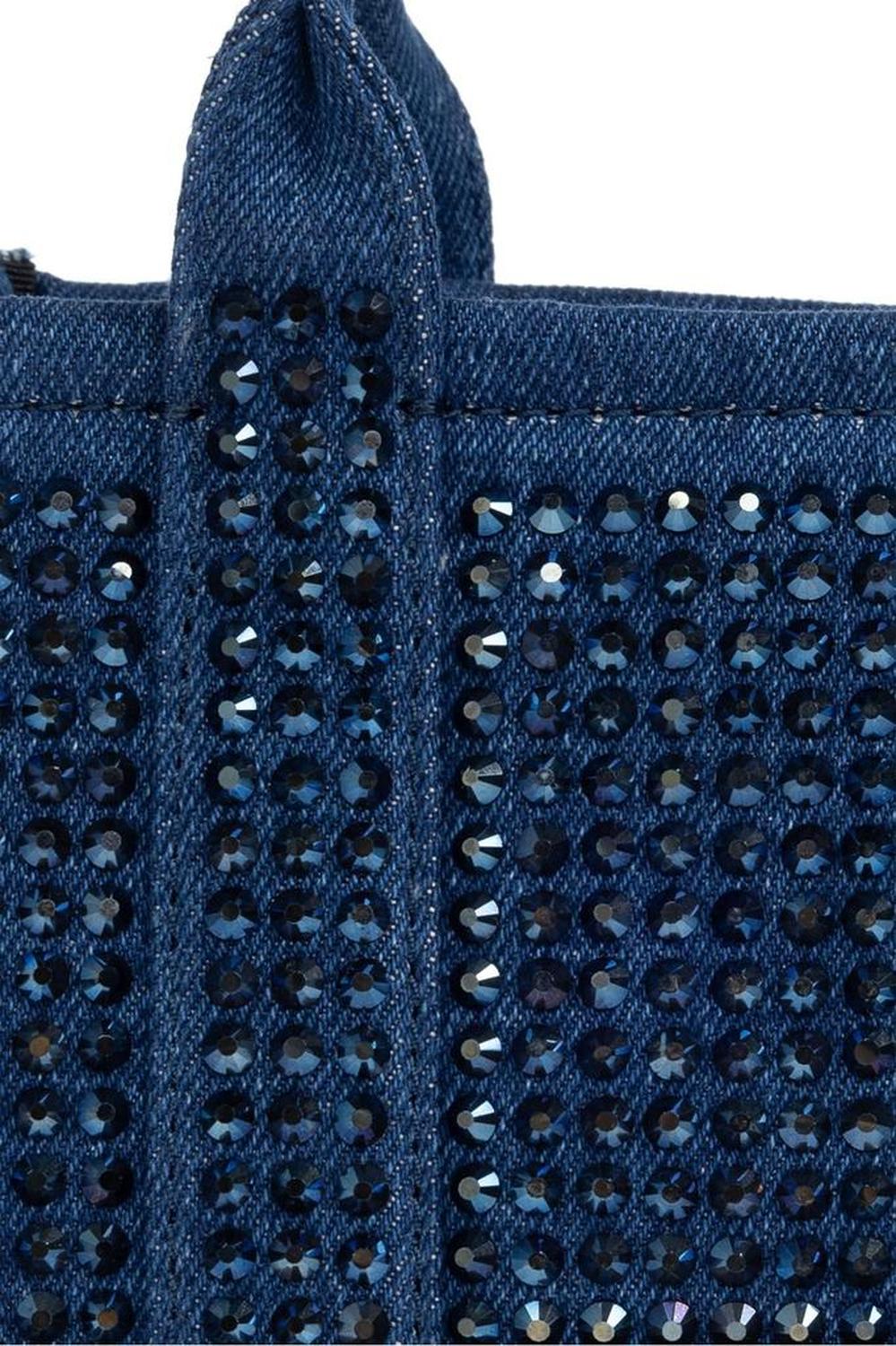 Marc Jacobs The Crystal Denim Crossbody Tote Bag