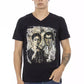 Trussardi Action Black Cotton Mens TShirt