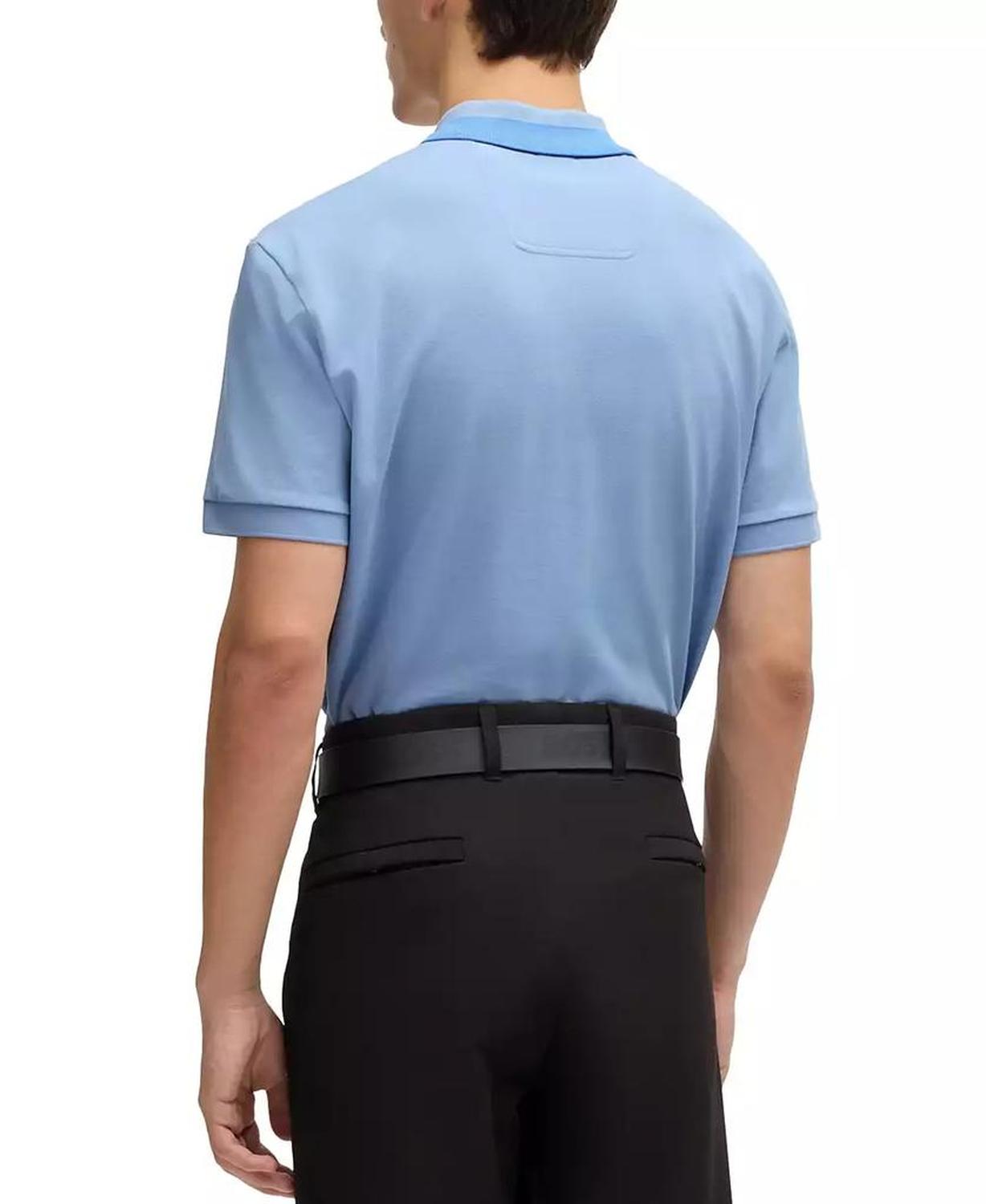 Men's Contrast Logo Polo Shirt
