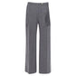 Sportmax virgin wool blend concealed pocket wide leg pants