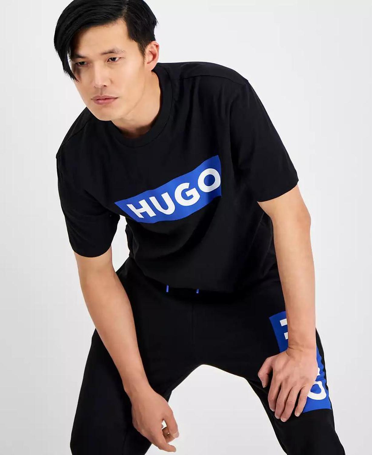 Boss Men's Short Sleeve Crewneck Logo Graphic T-Shirt