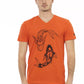 Trussardi Action Red Cotton Men TShirt