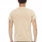 Trussardi Action Beige Cotton Men T-Shirt