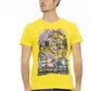 Trussardi Action Yellow Cotton Men T-Shirt