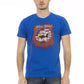 Trussardi Action Blue Cotton Men T-Shirt