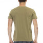 Trussardi Action Green Cotton Men T-Shirt