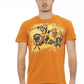 Trussardi Action Orange Cotton Mens TShirt
