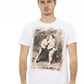 Trussardi Action White Cotton Men T-Shirt