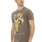 Trussardi Action Brown Cotton Men T-Shirt