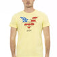 Trussardi Action Yellow Cotton Men T-Shirt