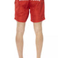 Bikkembergs Red Polyester Men Swim Short