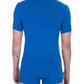 Bikkembergs Blue Cotton Men T-Shirt