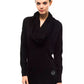 Montana Blu Black Wool Women Sweater