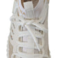 Dolce & Gabbana Elegant White Beige SORRENTO Sneakers
